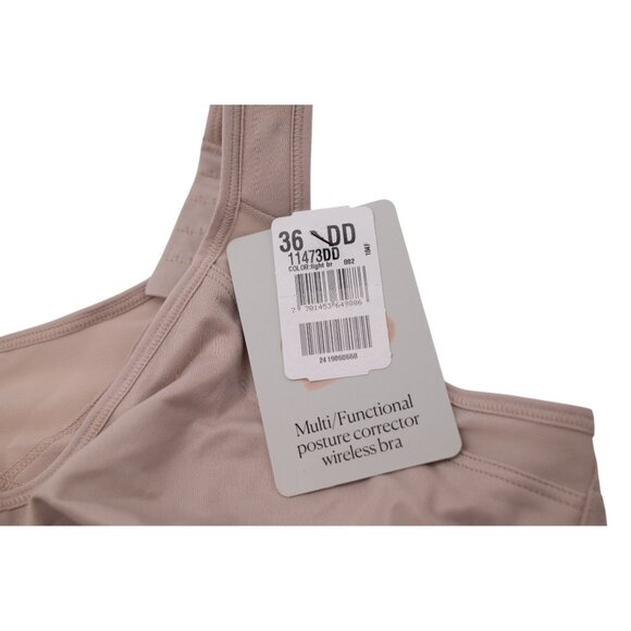 NWT Leonisa Multi/Functional Unlined Wireless Posture Corrector Bra Sz 36DD - Picture 3 of 8